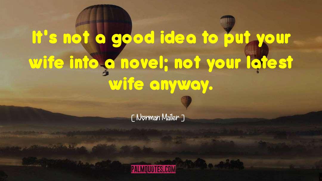 Brilliant Ideas quotes by Norman Mailer