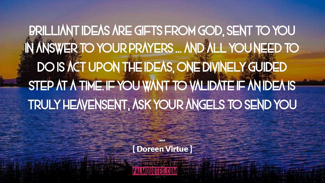 Brilliant Ideas quotes by Doreen Virtue