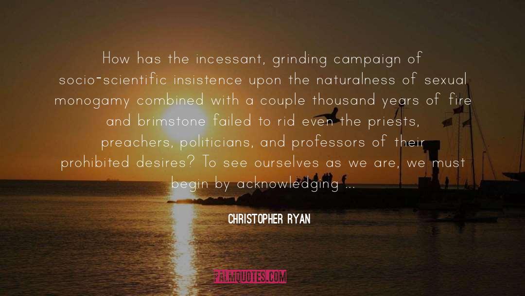 Brimstone quotes by Christopher Ryan