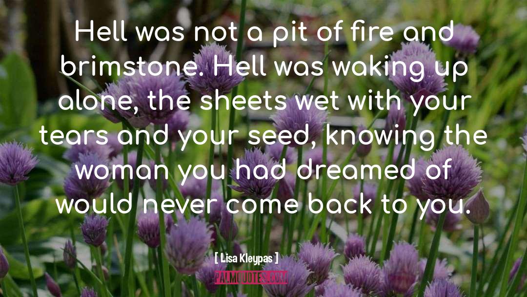 Brimstone quotes by Lisa Kleypas