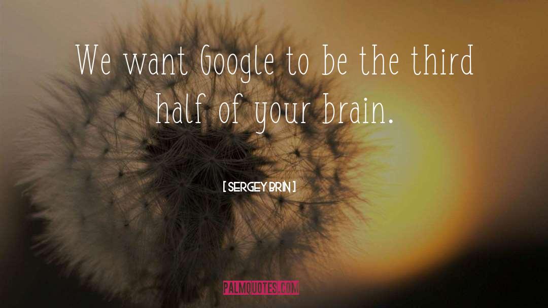 Brin quotes by Sergey Brin