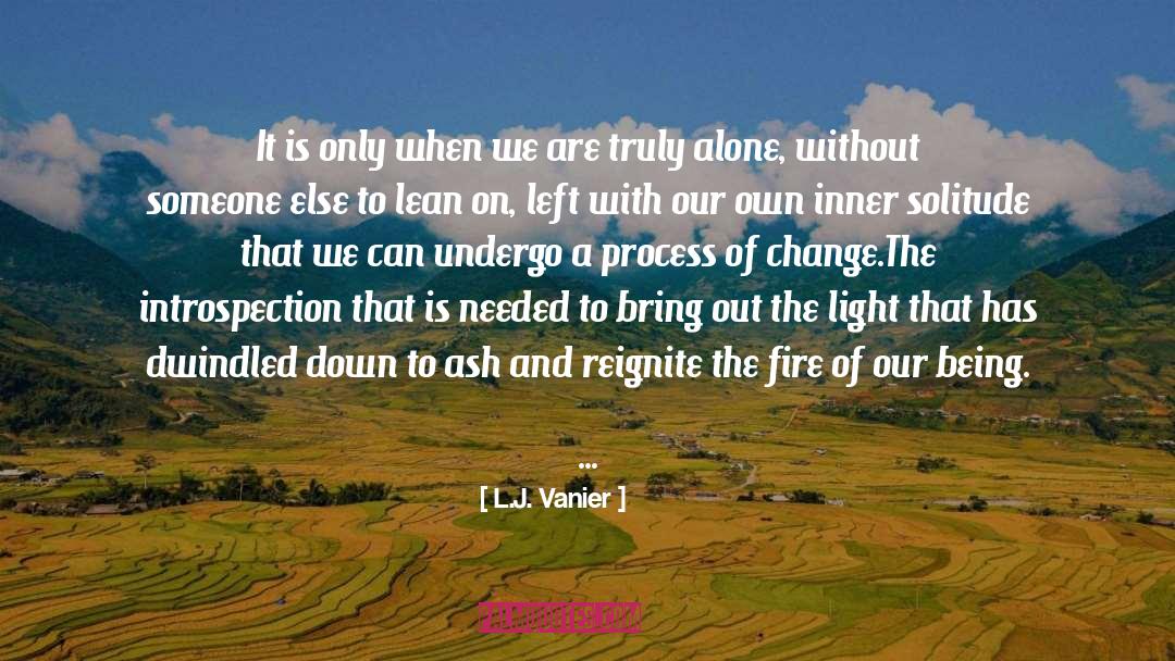 Bring Light To Problems quotes by L.J. Vanier