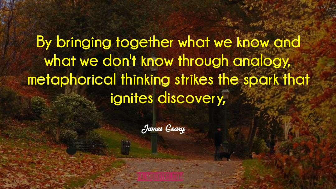 Bringing Together quotes by James Geary