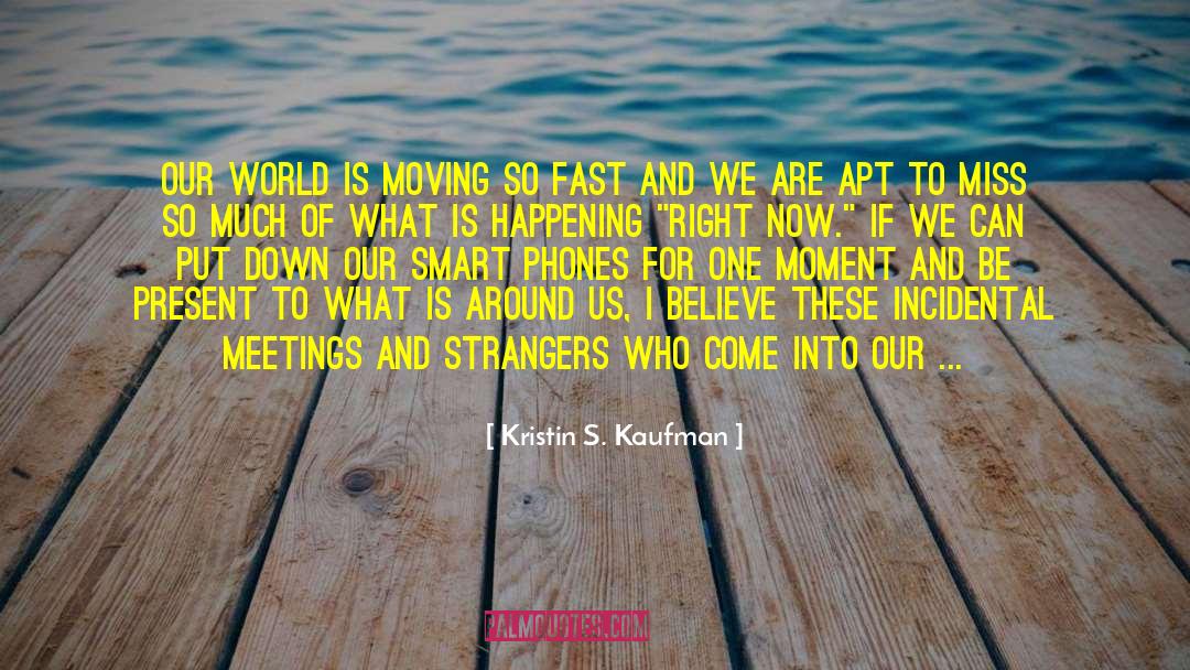 Bringing What We Need To Us quotes by Kristin S. Kaufman