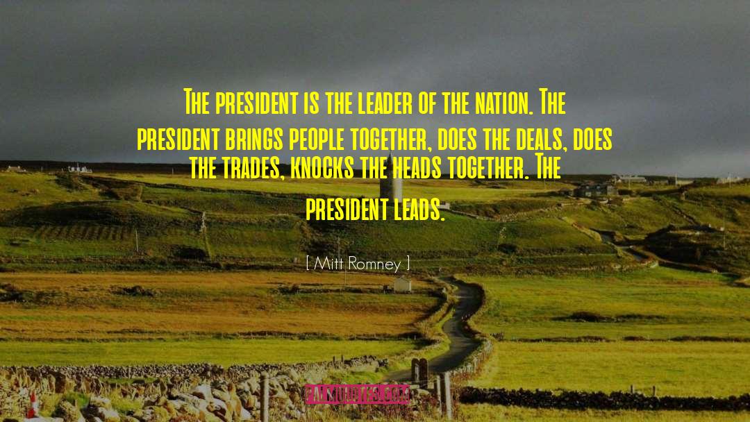Brings People Together quotes by Mitt Romney