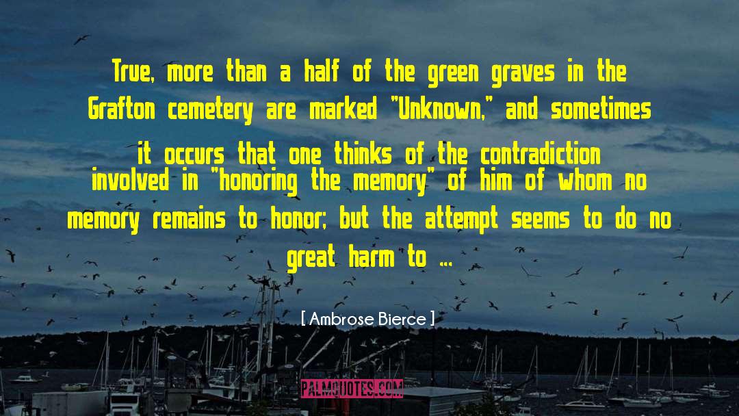 Brininstool Cemetery quotes by Ambrose Bierce