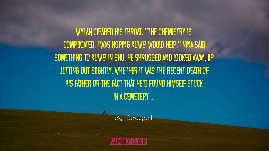 Brininstool Cemetery quotes by Leigh Bardugo