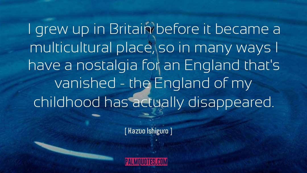 Britain quotes by Kazuo Ishiguro