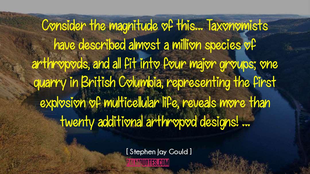 British Columbia quotes by Stephen Jay Gould