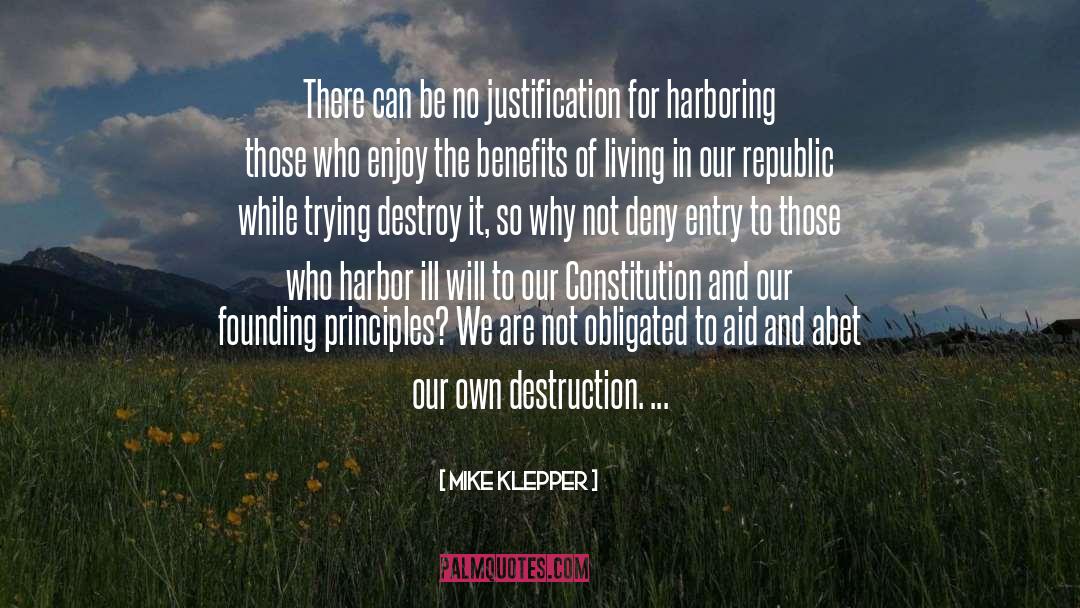 British Constitution quotes by Mike Klepper