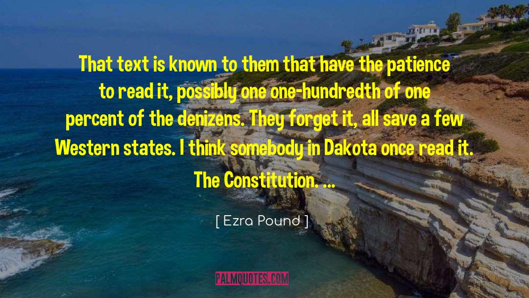British Constitution quotes by Ezra Pound
