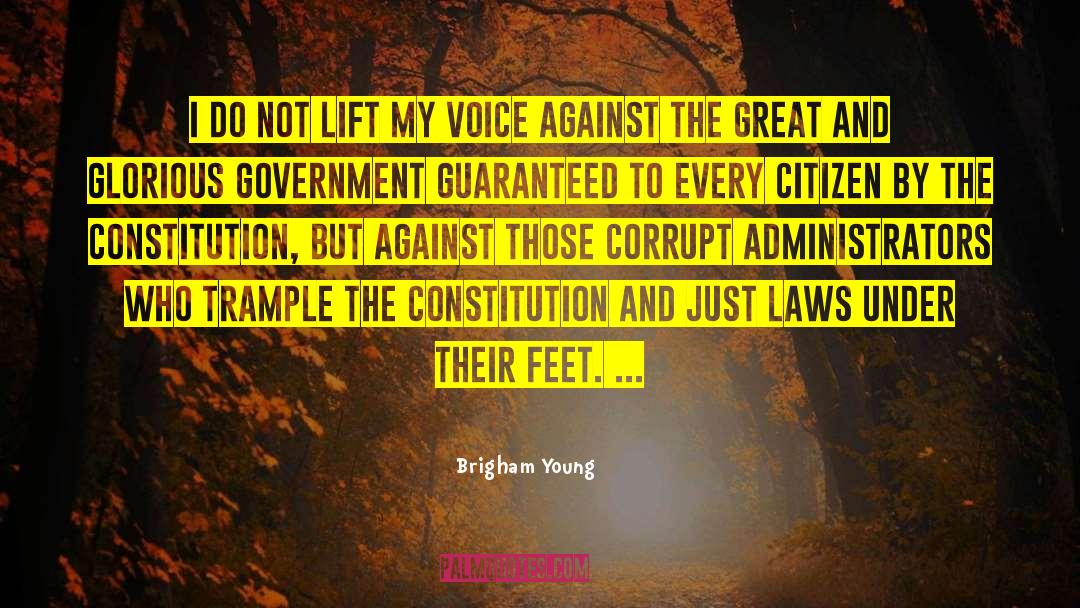 British Constitution quotes by Brigham Young