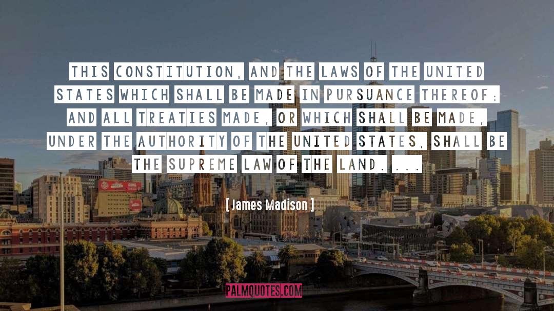 British Constitution quotes by James Madison