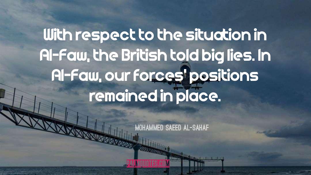 British Detectives quotes by Mohammed Saeed Al-Sahaf