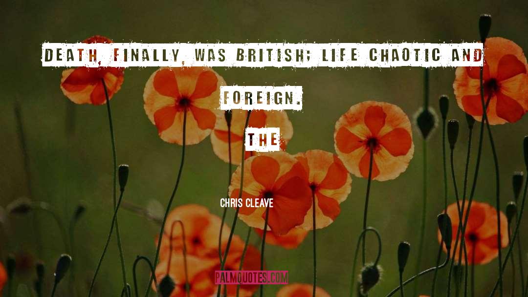 British Foreign Office quotes by Chris Cleave