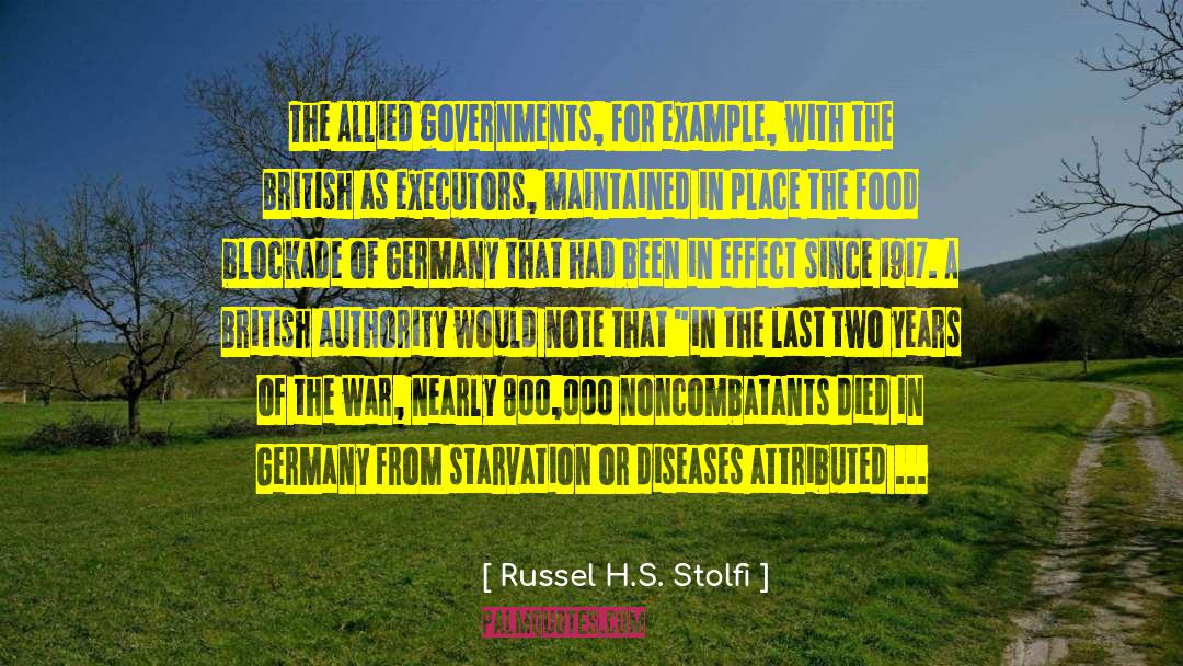 British Foreign Office quotes by Russel H.S. Stolfi