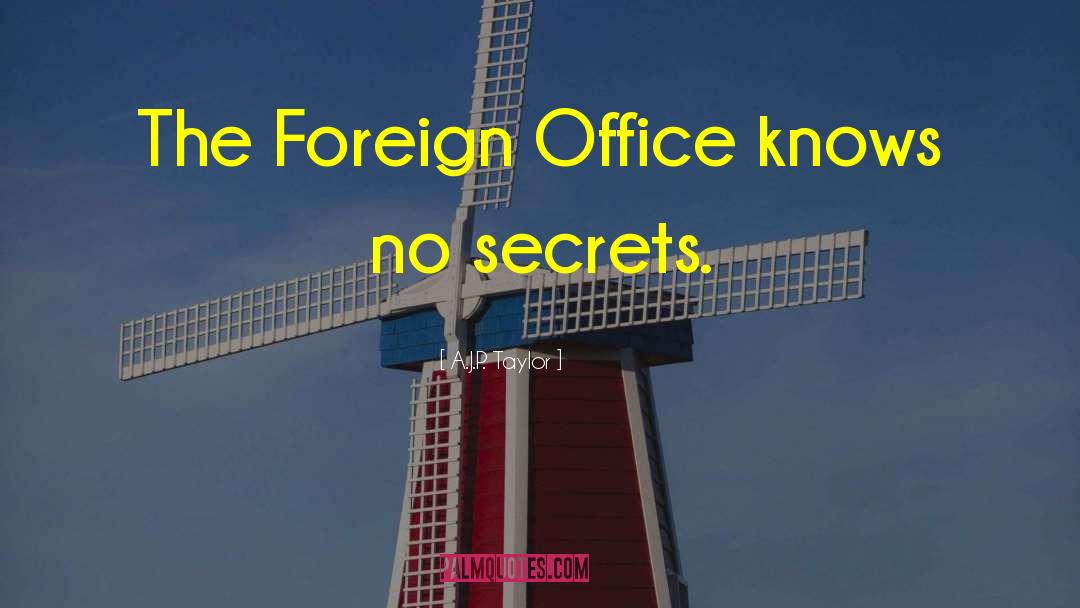 British Foreign Office quotes by A.J.P. Taylor