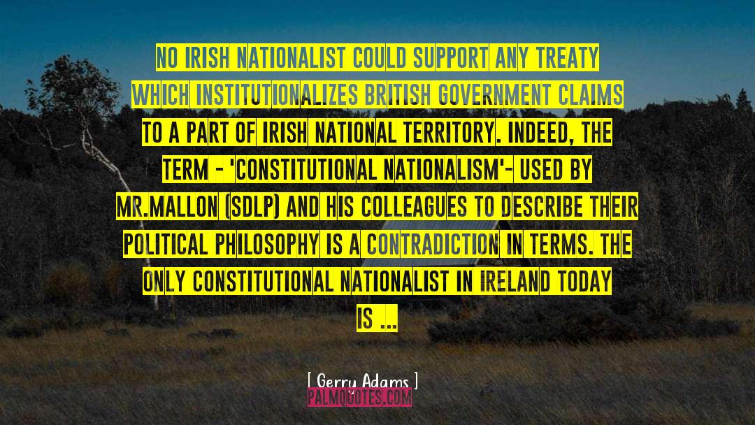 British Government quotes by Gerry Adams