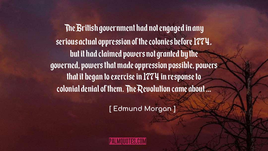 British Government quotes by Edmund Morgan