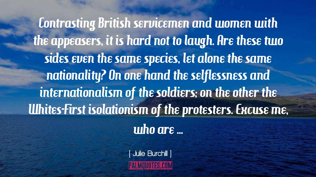 British Humour quotes by Julie Burchill