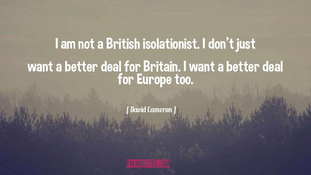 British Mandate quotes by David Cameron