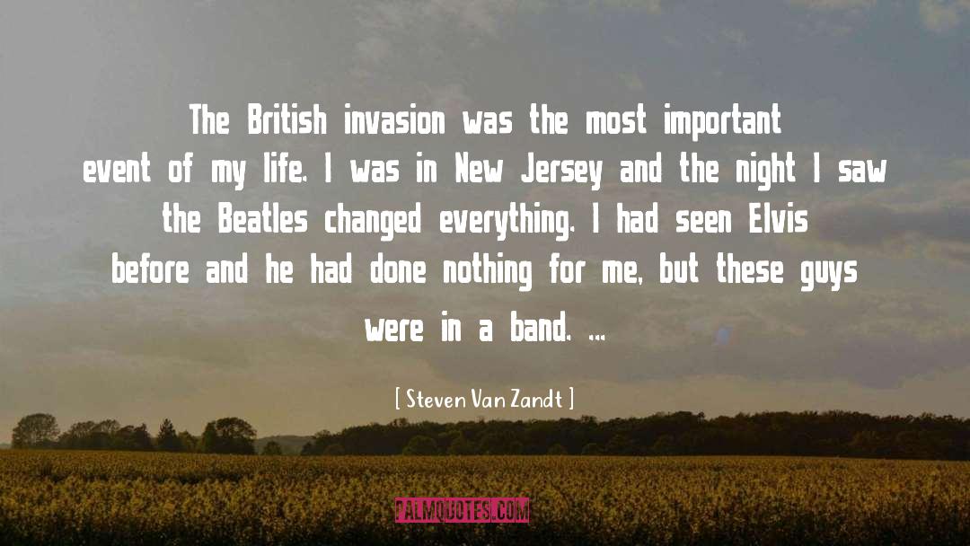 British Mystery quotes by Steven Van Zandt