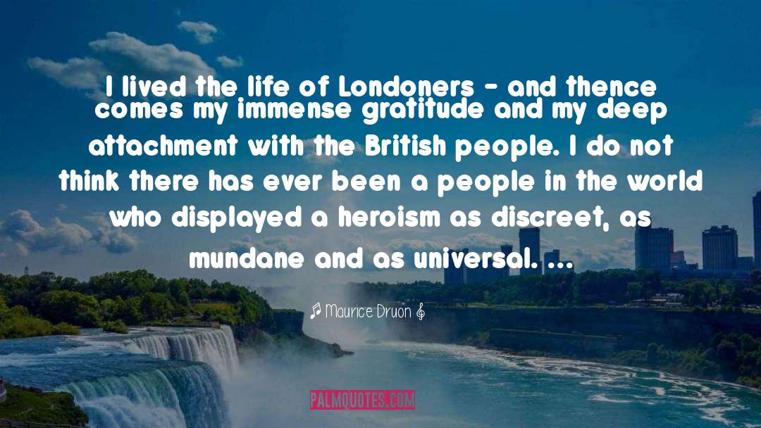 British People quotes by Maurice Druon