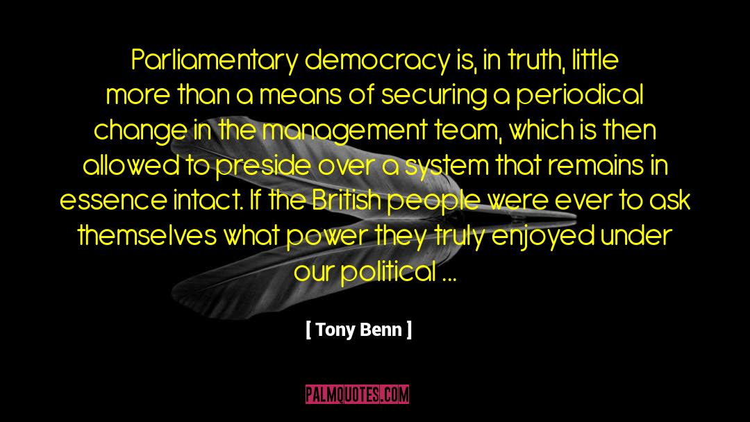 British People quotes by Tony Benn