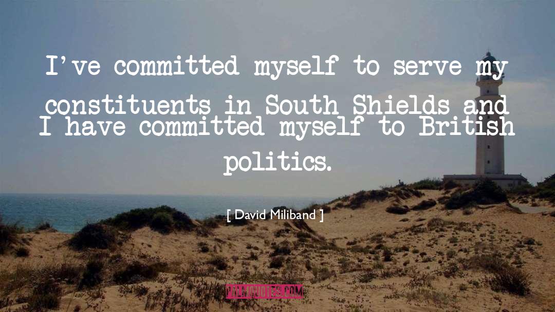 British Politics quotes by David Miliband