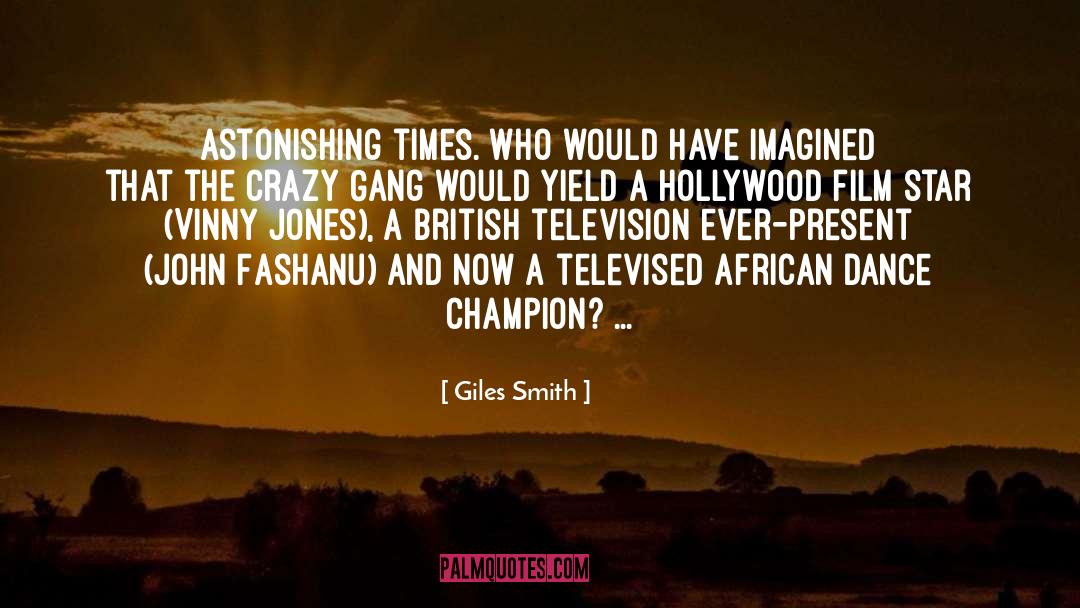British Television quotes by Giles Smith