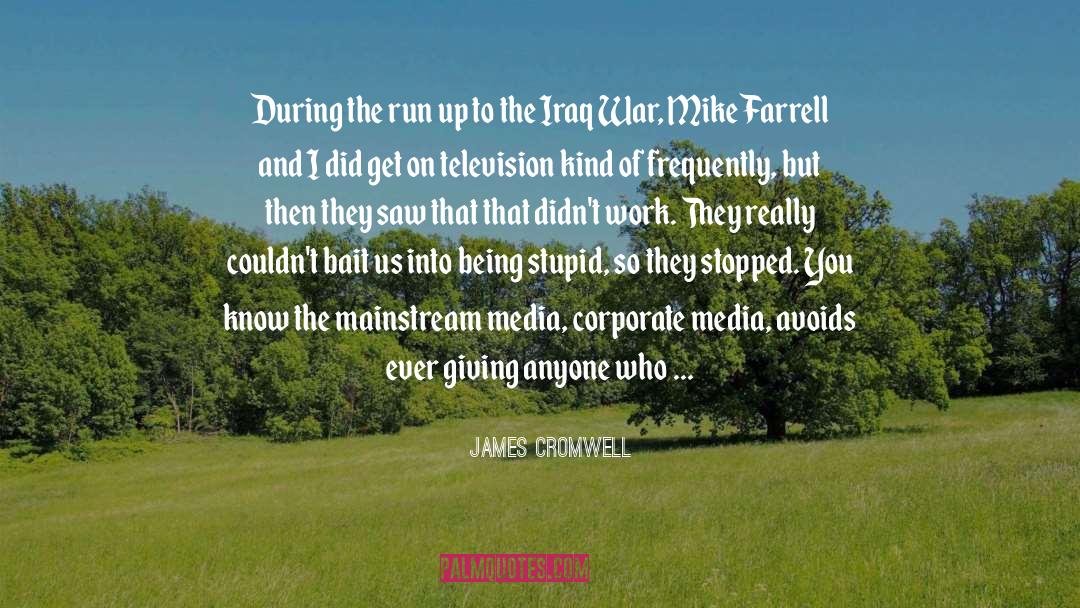 British Television quotes by James Cromwell