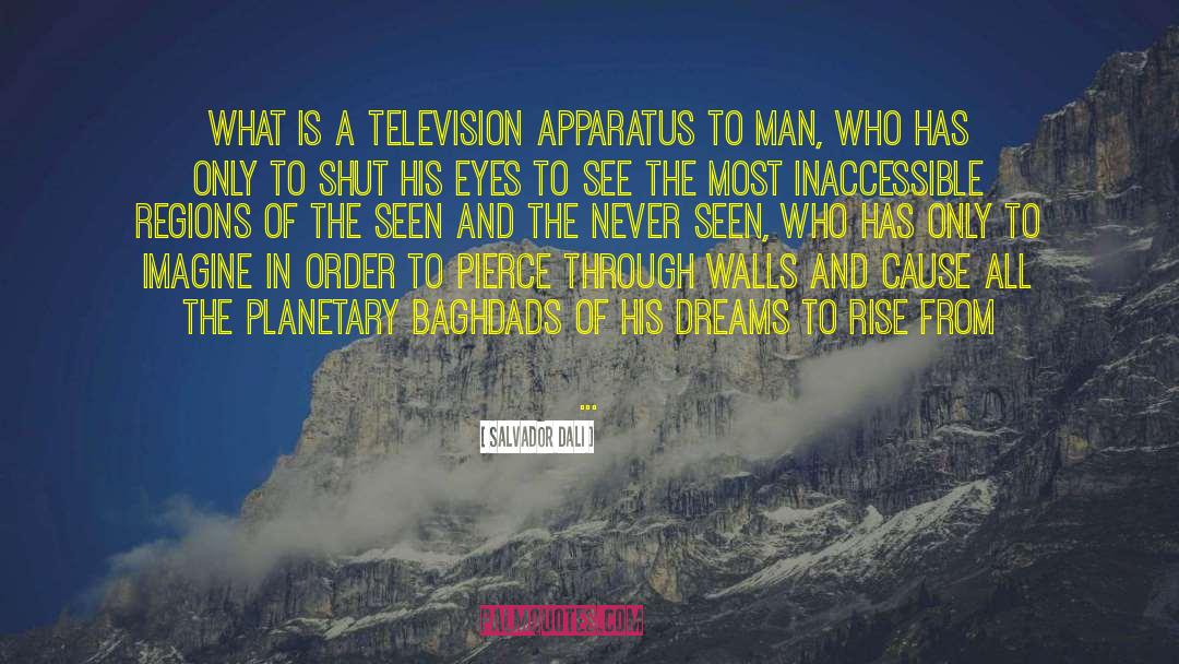 British Television quotes by Salvador Dali