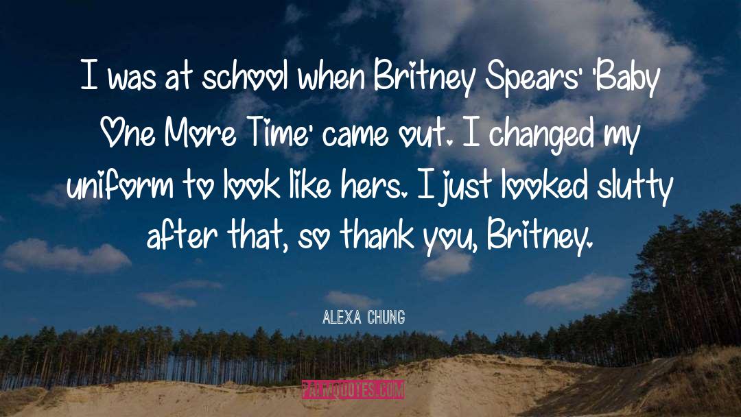 Britney quotes by Alexa Chung