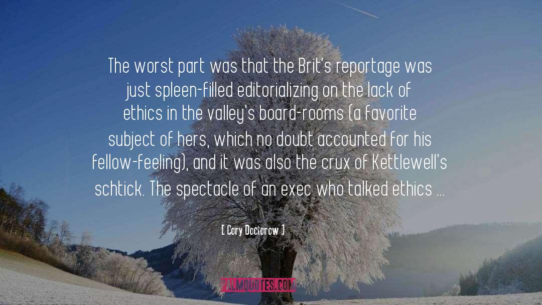 Brits quotes by Cory Doctorow