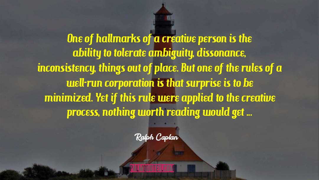 Broad Reading quotes by Ralph Caplan