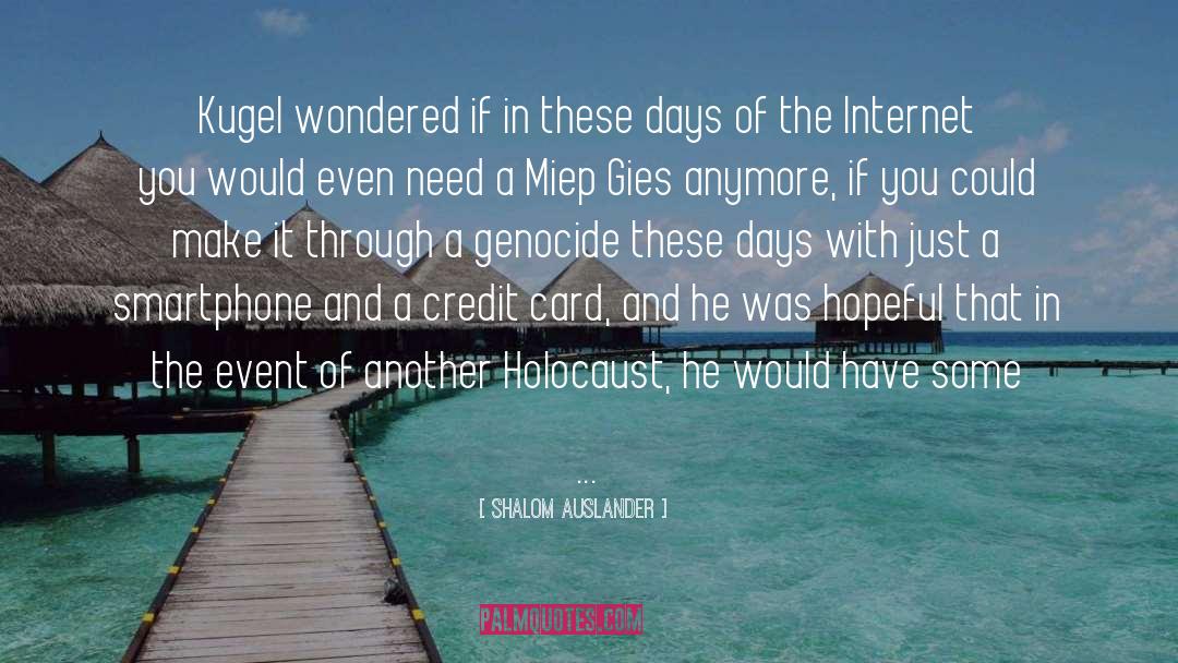 Broadband quotes by Shalom Auslander