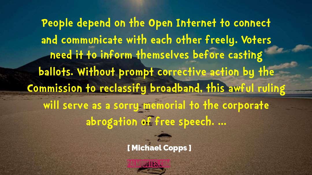 Broadband quotes by Michael Copps