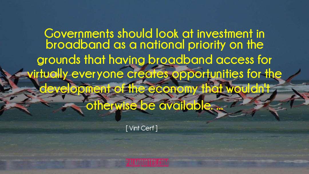 Broadband quotes by Vint Cerf