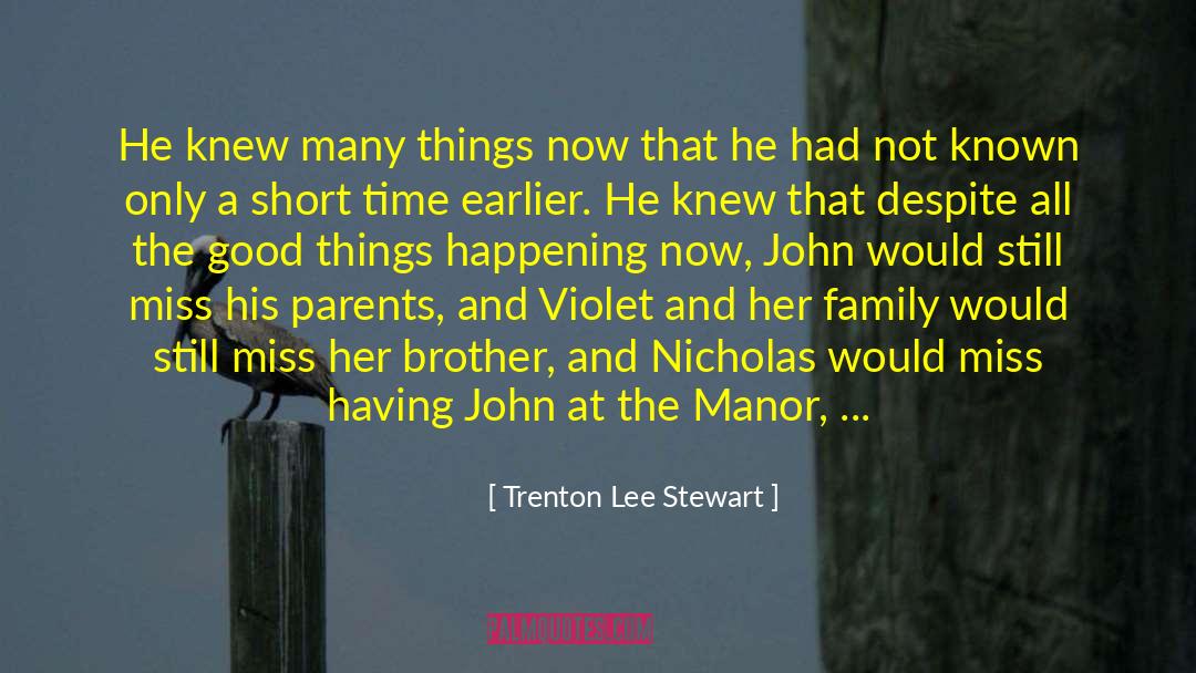 Broadbay Manor quotes by Trenton Lee Stewart