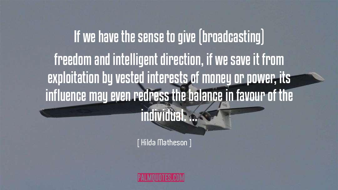 Broadcasting quotes by Hilda Matheson