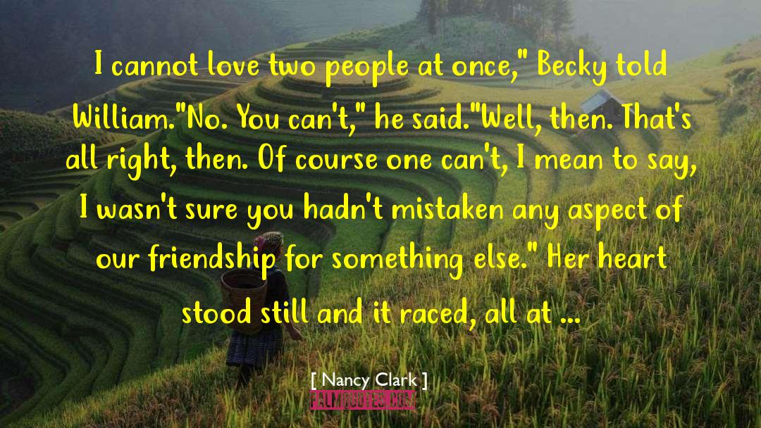 Broadest Aspect quotes by Nancy Clark