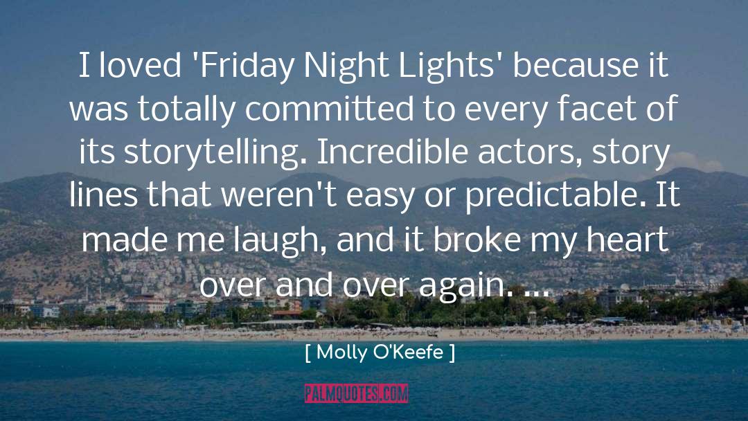 Broadway Lights quotes by Molly O'Keefe