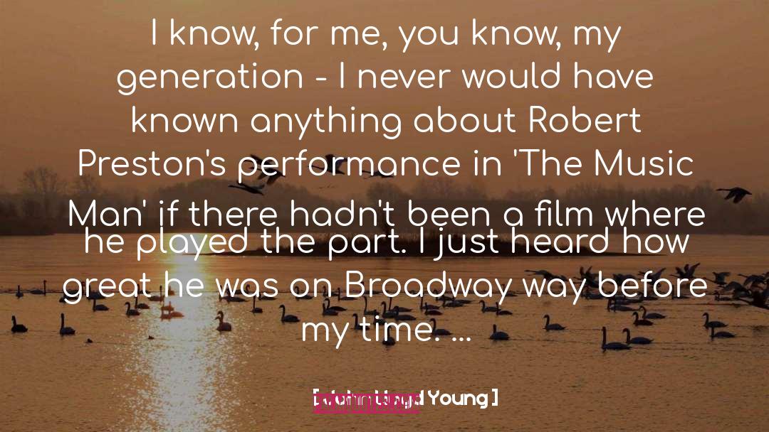 Broadway quotes by John Lloyd Young