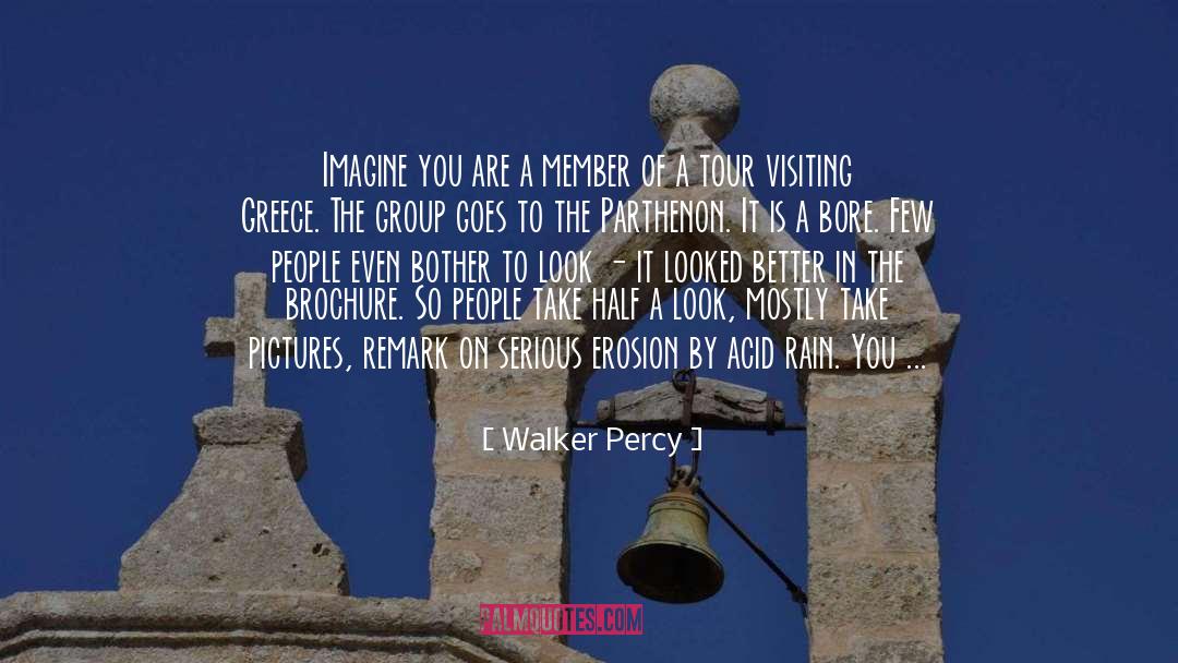 Brochure quotes by Walker Percy