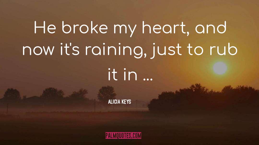 Broke My Heart quotes by Alicia Keys