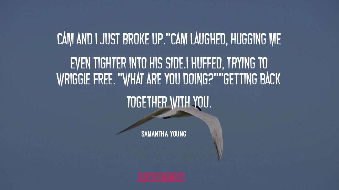 Broke Up quotes by Samantha Young