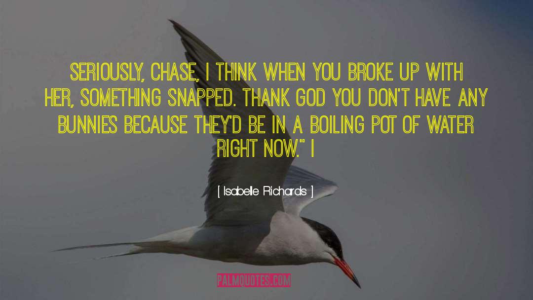 Broke Up quotes by Isabelle Richards