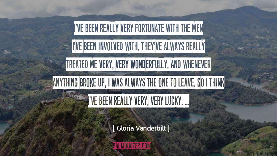 Broke Up quotes by Gloria Vanderbilt