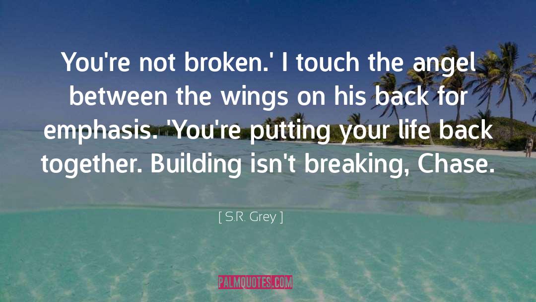 Broken Angel Wing quotes by S.R. Grey
