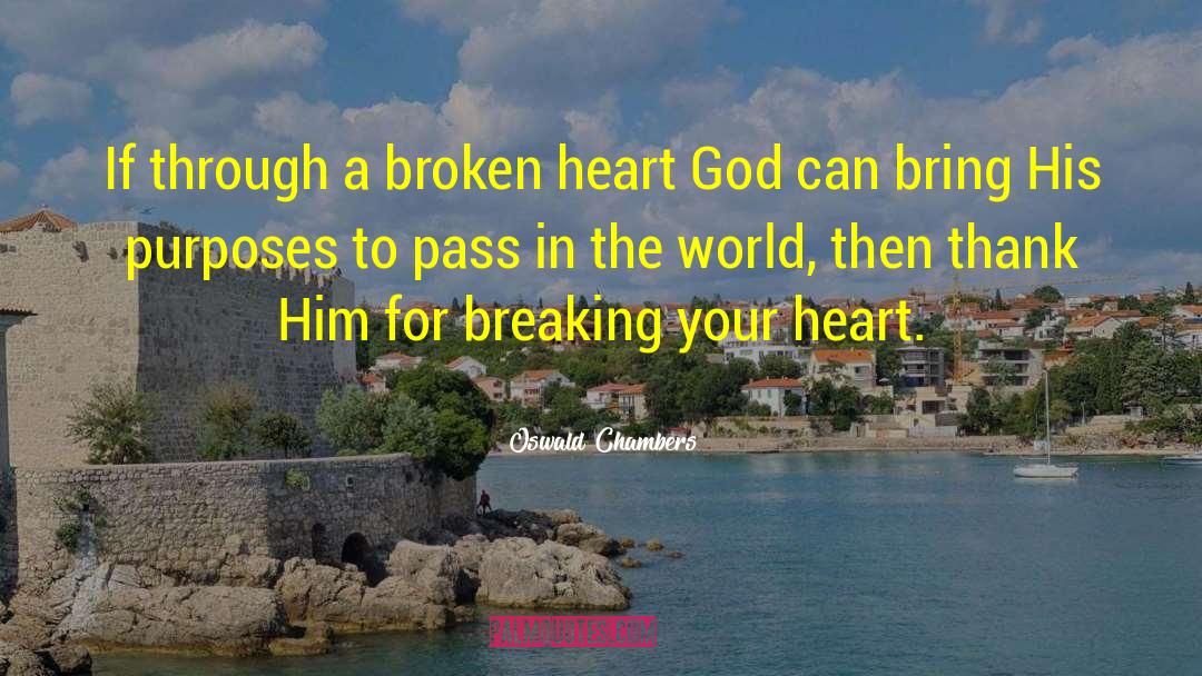 Broken Animals quotes by Oswald Chambers